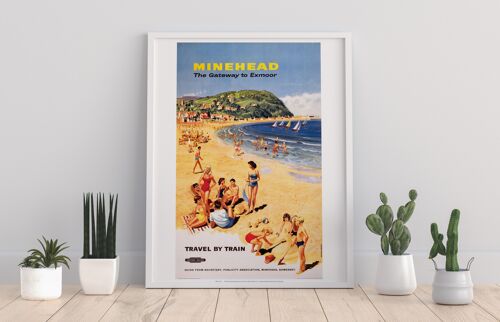 Minehead, The Gateway To Exmoor - 11X14” Premium Art Print