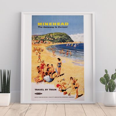 Minehead, The Gateway To Exmoor - 11X14” Premium Art Print