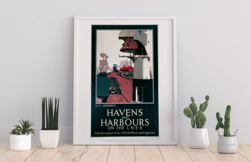 Havens And Harbours Aberdeen - 11X14” Premium Art Print