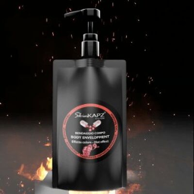 SkinKAPZ bendaggi corpo riducente anticellulite* effetto caldo 500 ml