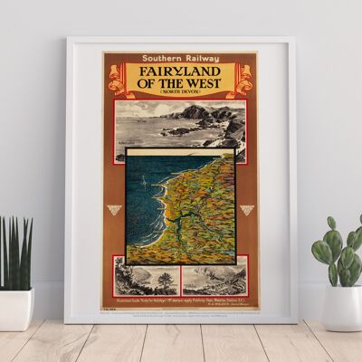 North Devon Fairyland Of The West - 11X14” Premium Art Print