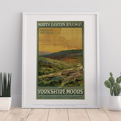 The Yorkshire Moors - Tranquil Solitude - Premium Art Print