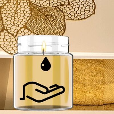 200 ml goldene Massagekerze