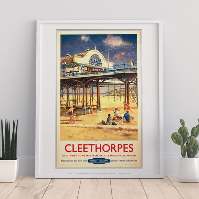 Cleethorpes It's Quicker By Rail - Pier - Premium Art Print