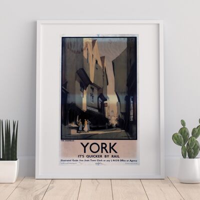 York, The Shambles - 11X14” Premium Art Print