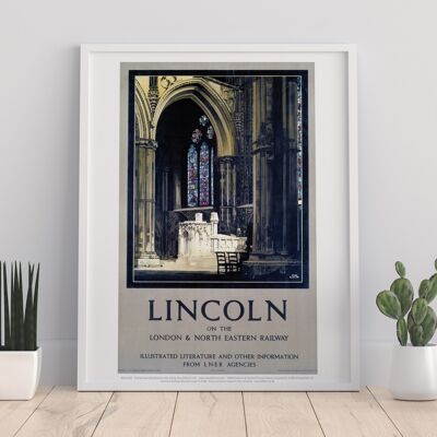 Lincolns On The Lner - 11X14” Premium Art Print