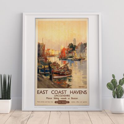 Lincolnshire East Coast Havens - Motor Fishing - Art Print