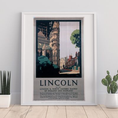 Lincoln On The Lner - 11X14” Premium Art Print