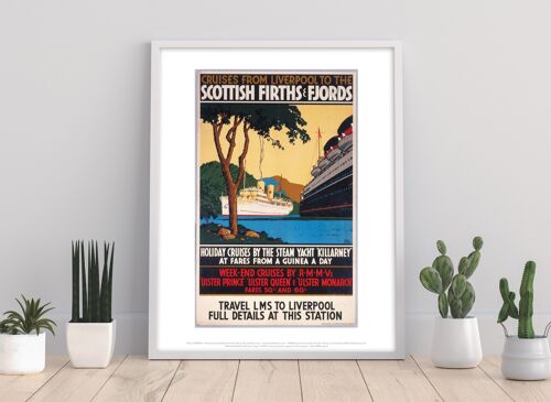 Scottish Firths And Fjords Lms - 11X14” Premium Art Print