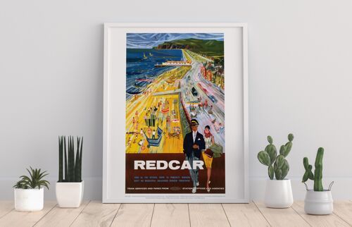 Redcar British Railways - 11X14” Premium Art Print