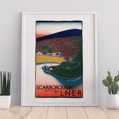 Scarborough Yorkshire By Lner - 11X14” Premium Art Print