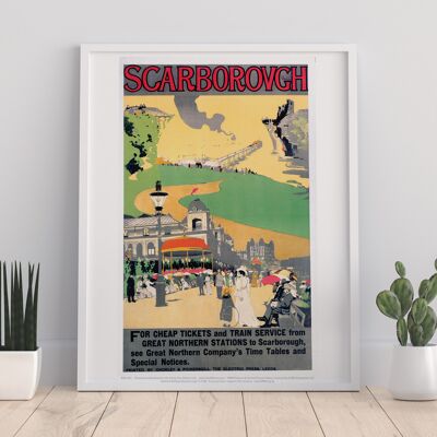 Scarborough British Railways - 11X14” Premium Art Print