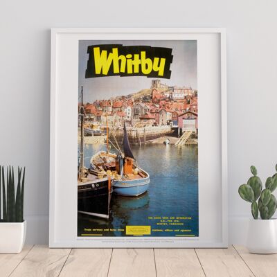 Whitby Boats - British Railways - 11X14” Premium Art Print