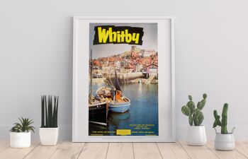 Whitby Boats - Chemins de fer britanniques - 11X14" Premium Art Print