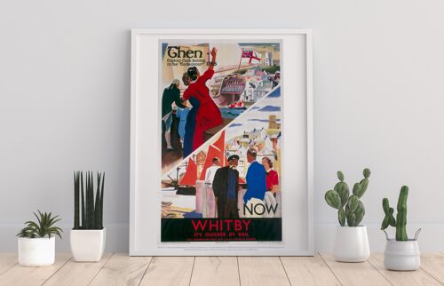 Whitby Then And Now - 11X14” Premium Art Print