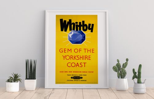 Whitby Gem Of The Yorkshire Coast - 11X14” Premium Art Print