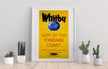 Whitby Gem de la côte du Yorkshire - 11X14" Premium Art Print