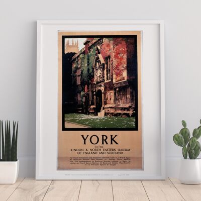 York On The Lner - 11X14” Premium Art Print