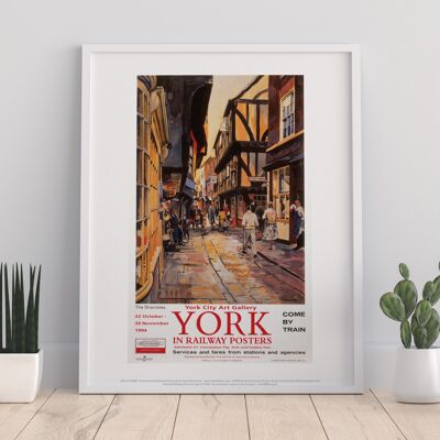 York, The Shambles - Railway Posters Exhibition Art Print