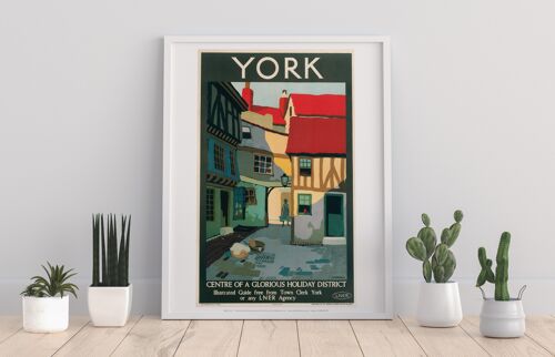 York, Centre Of A Glourious Holiday District - Art Print