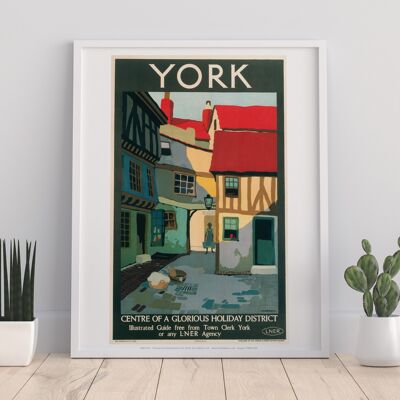 York, Centre Of A Glourious Holiday District - Art Print
