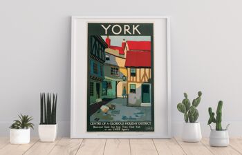 York, centre d'un quartier de vacances glorieux - Impression artistique