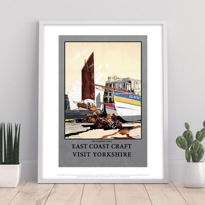 East Coast Craft The Yorkshire Coble - Premium Art Print