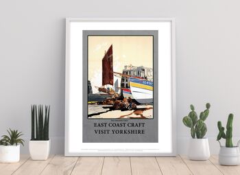 East Coast Craft The Yorkshire Coble - Impression d'art premium