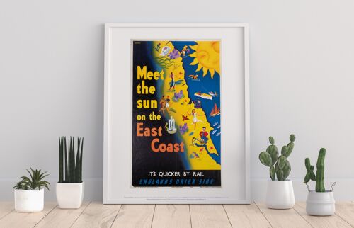 Meet The Sun On The East Coast - 11X14” Premium Art Print