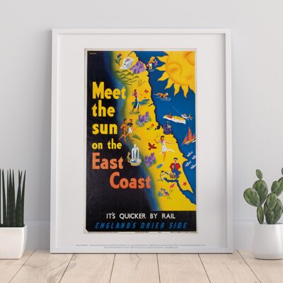Meet The Sun On The East Coast - 11X14” Premium Art Print