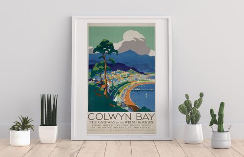 Colwyn Bay, Gateway To The Welsh Rockies - 11X14” Art Print