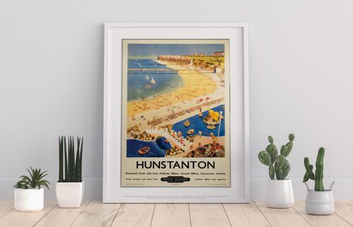 Hunstanton British Railways - 11X14” Premium Art Print