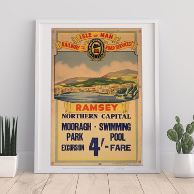 Isle Of Man - Ramsey Northern Capital - Premium Art Print