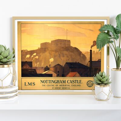 Nottingham Castle, Centre Of Medieval England - Art Print