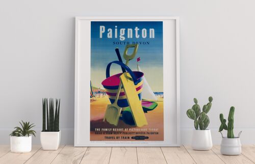 Paignton South Devon Torbay - 11X14” Premium Art Print