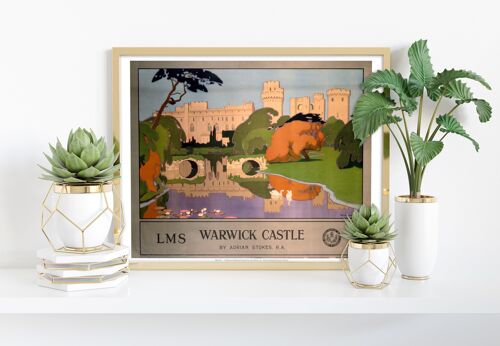Warwick Castle - 11X14” Premium Art Print