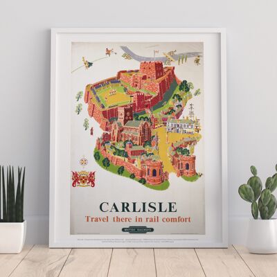 Carlisle, Travel In Rail Comfort - 11X14” Premium Art Print