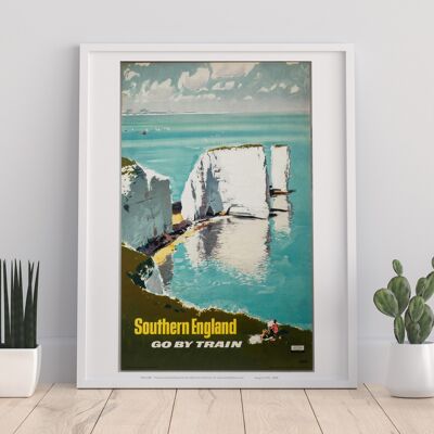 Southern - England Go By Train - 11X14” Premium Art Print