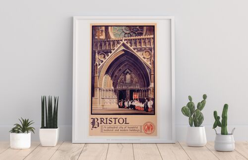 Bristol Cathedral - 11X14” Premium Art Print