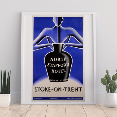 North Stafford Hotel, Stoke-On-Trent - Premium Art Print