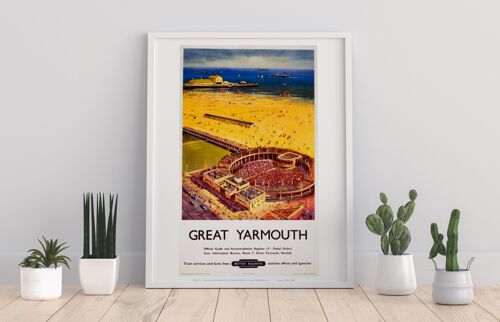 Great Yarmouth British Railways - 11X14” Premium Art Print