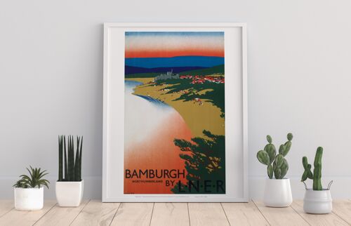 Bamburgh Northumberland - Lner - 11X14” Premium Art Print