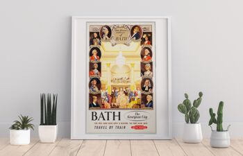 Bath, la ville géorgienne - 11X14" Premium Art Print