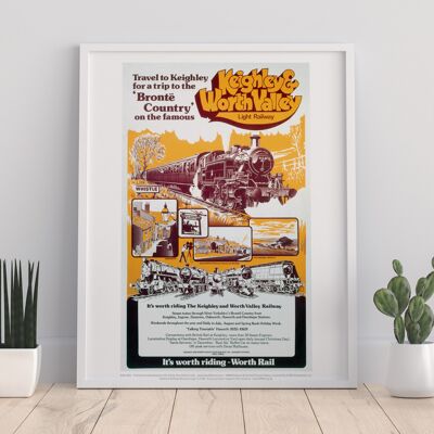 Keighley And Worth Valley Light Railway - Premium Art Print