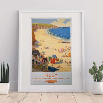 Filey - British Railways - 11X14” Premium Art Print