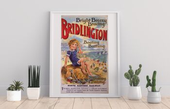 Bridlington - Lumineux, Breezy, Contreventement - Impression d'Art Premium