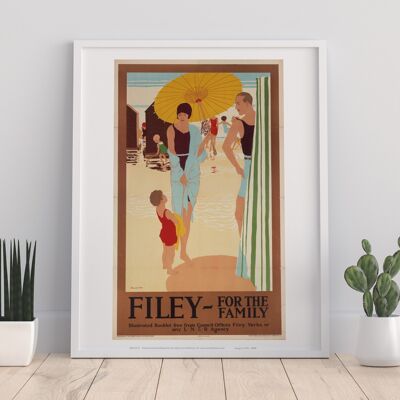 Filey For The Family Lner - 11X14” Premium Art Print