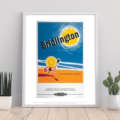 Bridlington, Sun And Fun For Everyone! - Premium Art Print