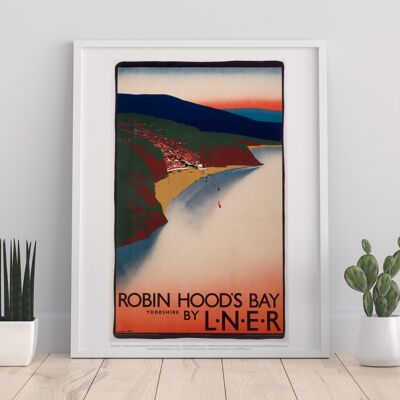Robin Hood's Bay, Yorkshire - 11X14” Premium Art Print