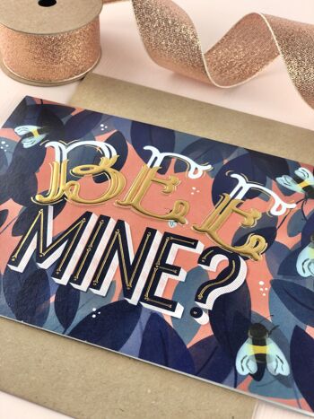 Bee Mine valentines et carte d'amour 1